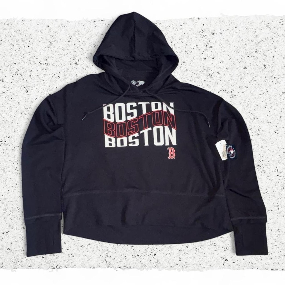 NWT Men’s Boston Red Sox navy hoodie Size S #MLB #baseball